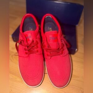 Polo by Ralph Lauren Men's Red Boat Shoes